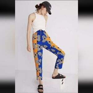 Farm Rio x Anthropologie Leopard Print Relaxed Pants Size Small